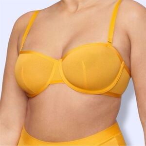 CUUP The Balconette - Mesh, Marigold SIZE 32F NWT